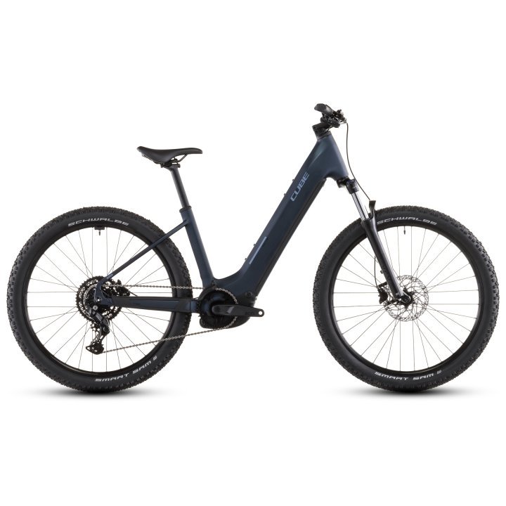 CUBE REACTION HYBRID Performance 600 - Easy Entry - E-Mountainbike - 2026 - electricblue / dazzle