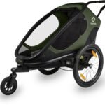 Hamax Outback Single Kinderanhänger mit Deichsel und Buggyrad