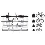 Thule VeloCompact 4th Bike Adapter - Aluminium