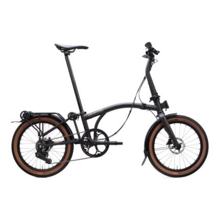 Brompton G Line - 8-Speed - Small - Standard Seatpost - Rear Rack - 20" Faltrad - 2026 - Space Black