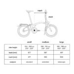 Brompton G Line - 8-Speed - Small - Standard Seatpost - Rear Rack - 20" Faltrad - 2026 - Space Black – Bild 5