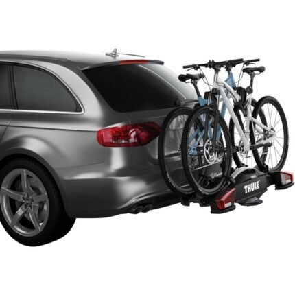 Thule VeloCompact Anhängerkupplungs-Fahrradträger 13-polig - 2 Fahrräder - Schwarz